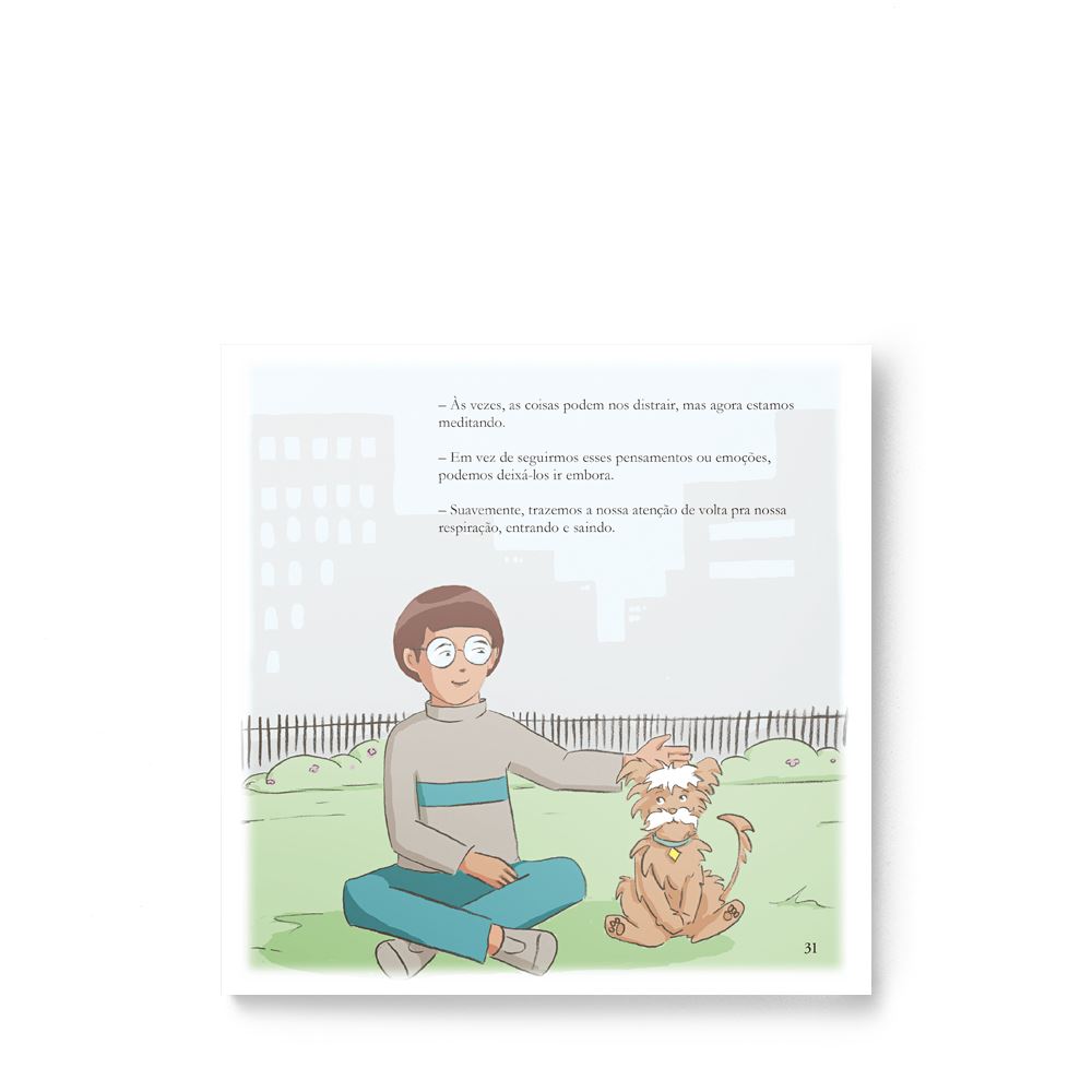 Ziji: o cachorrinho que aprendeu a meditar